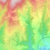 Carte topographique Champcros, altitude, relief