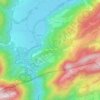 Carte topographique Streichen, altitude, relief