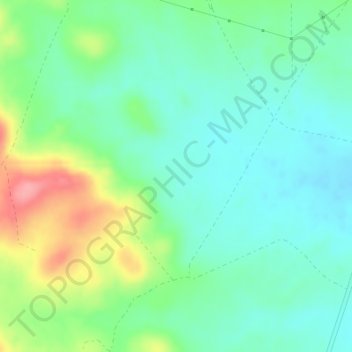 Carte topographique El Algarrobo, altitude, relief