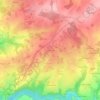 Carte topographique Chanteloube, altitude, relief