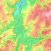 Carte topographique Honsberg, altitude, relief