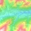 Carte topographique Surrein, altitude, relief
