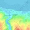 Carte topographique Courseulles-sur-Mer, altitude, relief