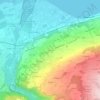 Carte topographique Moruel, altitude, relief