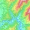 Carte topographique Bargecchia, altitude, relief