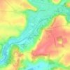 Carte topographique Champbenoist, altitude, relief