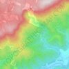 Carte topographique Falgouze, altitude, relief