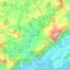 Carte topographique Bons Ares, altitude, relief