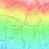 Carte topographique Pakem, altitude, relief