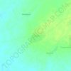 Carte topographique Thiomby, altitude, relief