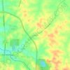 Carte topographique Stringtown, altitude, relief