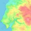 Carte topographique Kerlaouenan, altitude, relief