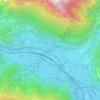 Carte topographique Rossignod, altitude, relief