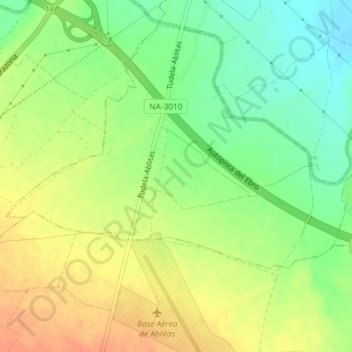 Carte topographique Baster, altitude, relief