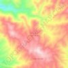 Carte topographique Mineral de la Luz (La Luz), altitude, relief