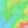 Carte topographique Targnod, altitude, relief