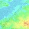 Carte topographique Le Fenouiller, altitude, relief