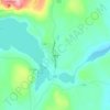 Carte topographique Gideå, altitude, relief
