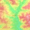 Carte topographique Йошкар-Ола, altitude, relief