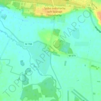 Carte topographique Ilstorp, altitude, relief