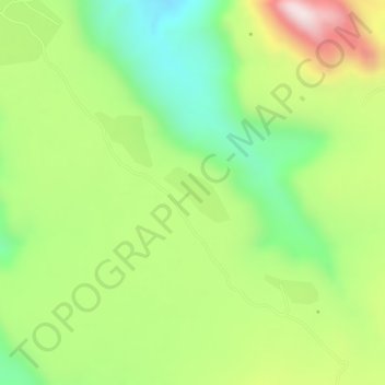 Carte topographique Semema, altitude, relief