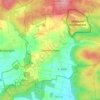 Carte topographique Demmingen, altitude, relief