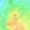 Carte topographique Hille, altitude, relief