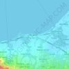 Carte topographique Carigara, altitude, relief