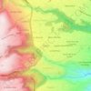 Carte topographique Gualo, altitude, relief