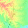 Carte topographique El Cruce, altitude, relief