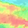 Carte topographique Les Arpents, altitude, relief