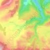 Carte topographique Boissezon, altitude, relief