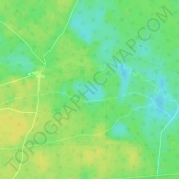 Carte topographique Forêt de Haguenau, altitude, relief