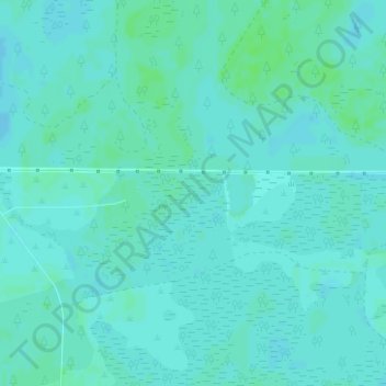 Carte topographique Big Bertha Swamp, altitude, relief