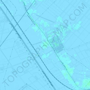 Carte topographique Beida, altitude, relief