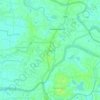 Carte topographique Kadapra, altitude, relief