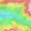Carte topographique Les Choseaux, altitude, relief