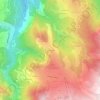 Carte topographique La Cochette, altitude, relief