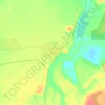 Carte topographique Panandhro, altitude, relief