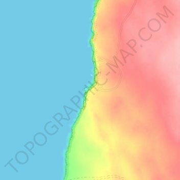 Carte topographique Castle Cove Lookout, altitude, relief