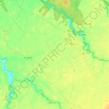 Carte topographique Lillebacka, altitude, relief