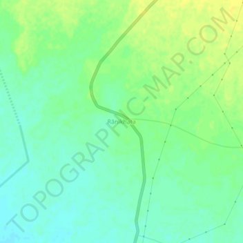 Carte topographique Ranikhata, altitude, relief