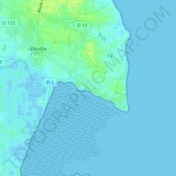 Carte topographique Jonville, altitude, relief