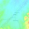 Carte topographique ស្រុករវៀង, altitude, relief