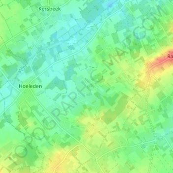 Carte topographique Dries, altitude, relief