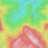 Carte topographique Andowia, altitude, relief