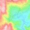 Carte topographique Sangunhedo, altitude, relief