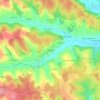Carte topographique Tomareis, altitude, relief