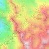 Carte topographique Jou de los Cabrones, altitude, relief
