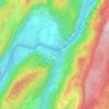 Carte topographique Coiselet, altitude, relief
